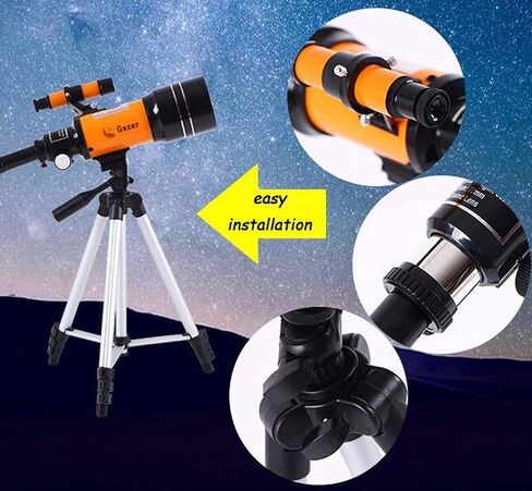 Student Teaching Equipment Refractive Astronomical Telescope Erect Optical Stellar Telescope with Tripod Monocular in Saudi Arabia