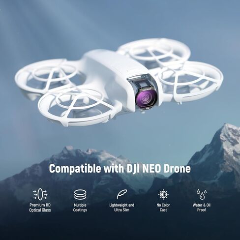 NEEWER ND Filter Set Compatible with DJI Mini 4K/2 SE/SE/2/Mavic Mini (6 Pack), ND4/8/16/32 CPL UV Multicoated HD Optical Glass Neutral Density Filters Drone Accessories, 2X Cleaning Cloth, FL-B31 in Saudi Arabia