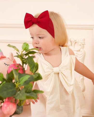 jollybows 3pcs أقواس الطفل أقواس رأس ناعمة نايلون الطفلة in Saudi Arabia