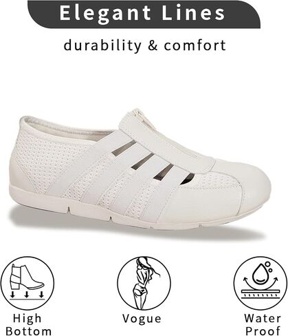 Women's Comfortable Walking Shoes Lightweight Mesh Slip-on Loafers Low Top Casual Fashion Sneaker for Women in Saudi Arabia