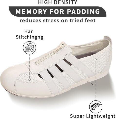 Women's Comfortable Walking Shoes Lightweight Mesh Slip-on Loafers Low Top Casual Fashion Sneaker for Women in Saudi Arabia