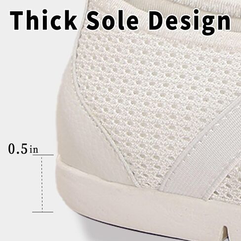Women's Comfortable Walking Shoes Lightweight Mesh Slip-on Loafers Low Top Casual Fashion Sneaker for Women in Saudi Arabia
