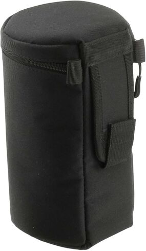 Navitech Black Water Resistant Camera Lens Protective Case Pouch - Compatible With OM System M.Zuiko Digital ED 100-400mm F5.0-6.3 IS II Lens in Saudi Arabia
