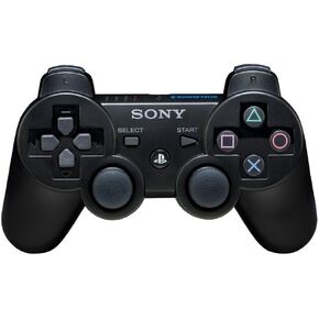Playstation 3 Dualshock 3 Wireless Controller (Black) (Renewed)