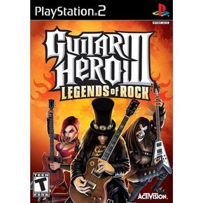 Guitar Hero III: Legends of Rock - PS2 (Renewed)
