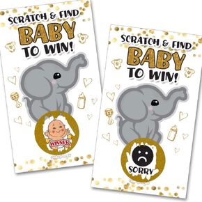 Baby Shower Scratch Off Game (Woodland)