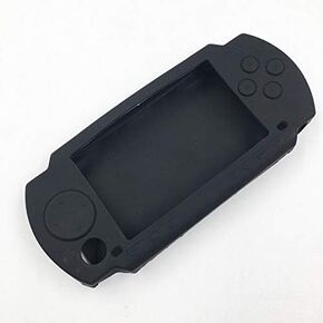 Black Protective Soft Rubber Silicone Skin Case Cover for PSP 1000 1001 Sony PSP Cases and Storage