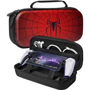 Gurgitat Travel Carrying Case for Playstation Portal Remote Player Carry Cases Protective Hard Shell Cool Spider Men Boys Gamer Game Console Accessories Protector Portable Storage Bag for PS Portal in Saudi Arabia