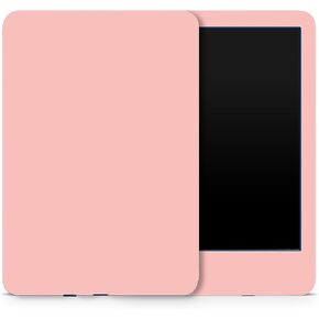 MightySkins Skin Compatible with Amazon Kindle 6-inch 11th Gen (2022) Full Wrap - Solid Blush | Protective, Durable, and Unique Vinyl Decal wrap Cover | Easy to Apply | Made in The USA