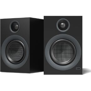 Bluetooth Bookshelf Speakers, 75W Powered Active Speaker with 4 Inch Woofer, HiFi Speaker with aptX Bluetooth USB for Home, Studio, Gaming, Set of 2, Bronze