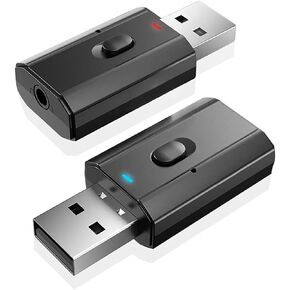جهاز إرسال الصوت USB ذو الأسنان الزرقاء، محول استقبال المكالمات الصوتية للسيارة والكمبيوتر اللوحي والكمبيوتر المحمول والكمبيوتر الشخصي والتلفزيون، التوصيل والتشغيل، aptX الكمون المنخفض in Kuwait