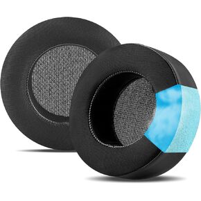GVOEARS Ear Pads for Corsair Virtuoso RGB Wireless SE XT Gaming Headset, Upgraded Replacement Earpad Cushions with Durable Leather, Thick Foam