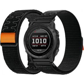 G-M2 1PACK Compatible with Garmin, Trail Loop Nylon Sport Band Tough Replacement Strap for fēnix/Forerunner/Approach/MARQ/quatix/D2 Series - Men's Edition