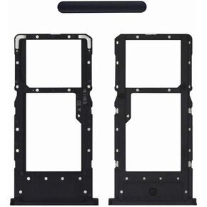 for Nokia X100 5G TA-1399 SIM Card Tray MicroSD Holder Slot + Pin，Black