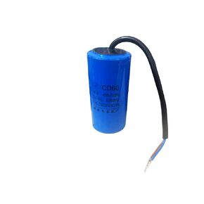 CD60 450uF Motor Start Capacitors with Wire Lead 250V AC 50/60Hz Run Motor Capacitor