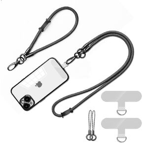 Cell Phone Lanyard Adjustable Crossbody Phone Neck Strap & Wrist Strap, Compatible with iPhone & Most Phone