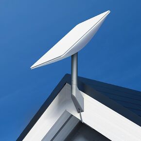 Starlink Short Wall Mount, OEM Mounting Kit Suitable for Buildings with Short Eaves, Compatible with Starlink V2 (Gen 2) Dish & High Performance Starlink