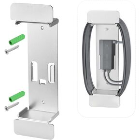 Aluminium Cabler Caddy for Starlink Satellite Ethernet Replacement Cable - Mounting Kit with Built-in Ethernet Adapter Holder - for 30ft 75ft 150ft Starlinks Extension Cord Cables Wall Mount