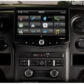 STINGER 10" HEIGH10 Flush Mount Touchscreen Radio Upgrade Replacement Kit for Ford F150 Trucks (2009-2014) Supports Apple CarPlay, Android Auto, Bluetooth, GPS, USB, Custom Fit Dash Kit RB10F15009