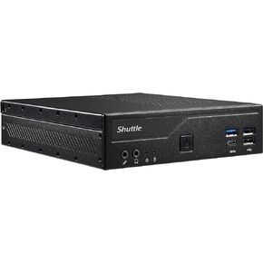Shuttle XPC Slim DH610S Barebone PC Intel H610 Support 65W Alder Lake-s LGA1700 CPU No Ram No HDD/SSD No CPU No OS Black