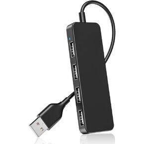 USB C Hub USB Splitter 8 in 1 USB Extender with 4 USB Port 1 USBC TF/SD Card Reader 3.5mm Audio Output for MacBook Pro/iPad Pro/HP Laptop/Galaxy Phones (1 to 8)