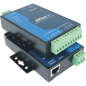 MOXA NPort 5232 2-Port Serial Device Server, 10/100 Ethernet, RS422/485, Terminal Block