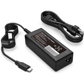 45W USB C Charger Fit for Lenovo Chromebook 300e 100e 500e C330 C340 S330 S340 Chromebook N23 Yoga 2nd Gen MTK AST Series Laptop Type AC Adapter Power Supply Cord