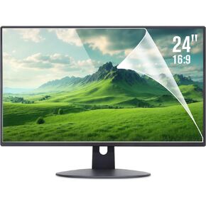 F FORITO 2-Pack 24 inch Anti Glare Matte Computer Screen Cover Compatible with Sceptre 24" Flat and Curved Monitors, Eye Protection Anti Reflection Widescreen Desktop Screen Protector