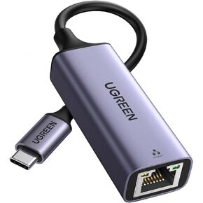 UGREEN USB C to Ethernet Adapter, 1000Mbps, RJ45, Driver-Free, Compatible with Windows, MacOS, iPadOS, ChromeOS, Android, Laptop, Tablet, Smartphone