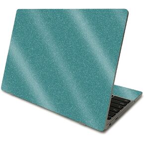MightySkins Glossy Glitter Skin Compatible with Samsung Chromebook 4 (2021) 11.6" - Solid Baby Blue | Protective, Durable High-Gloss Glitter Finish | Easy to Apply and Change Styles | Made in The USA in Kuwait