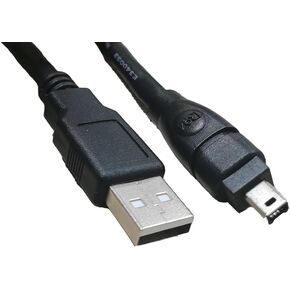 USB 2.0 Male to IEEE 1394 4Pin Male iLink Adapter Convertor Cable Cord Firewire to USB for DCR-TRV75E DV