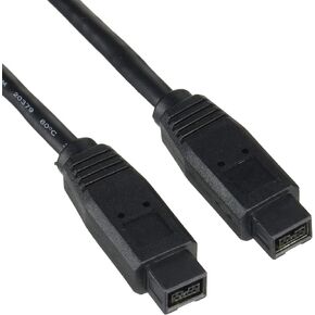 StarTech.com 6 ft 1394b 9 Pin to 9 Pin Firewire 800 Cable M/M - IEEE 1394 cable - FireWire 800 (M) to FireWire 800 (M) (6 ft) - black (1394_99_6)