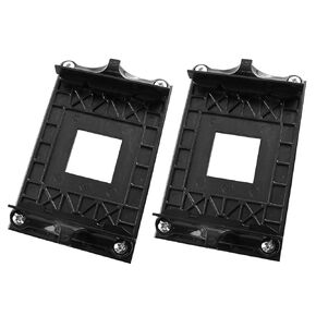 AM4 mounting Bracket 2Sets CPU Cooler Fan Heatsink Motherboard Retention Mounting Bracket for AMD AM4 B350 X370 A320 X470 Black