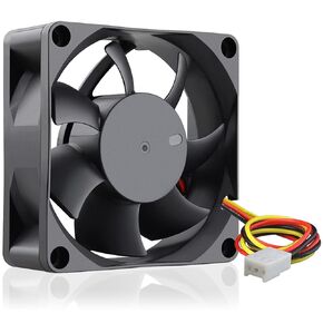 GDSTIME 50mm Fan 3 Pin, 12V 50x50x10mm Mini DC Brushless Cooling Fan Replacement for CPU Heatsink, Northbridge Cooler (2 Pack)