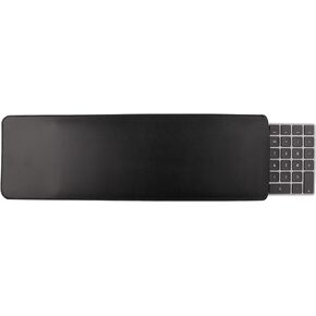 Faux Leather Series for Apple Magic Keyboard with Numeric Keypad A1843 A2520 Touch ID MQ052LL/A MK2C3LL/A MMMR3LL/A - Protective Sleeve Cover Case Pouch (Black)