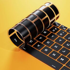 Keyboard Protector Cover Skin for MacBook Pro/Max 14/16/M1/M2/M3(A2918 A2992 A2779 A2442 A2991 A2780 A2485) MacBook Air 15"(A3114 A2941) Air13.6 (A3113 A2681) 2023 2022 2021 Ultra-Thin Black