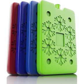 TrekProof Multicolor Lunch Bag Ice Packs, 6-Piece Set, Reusable and Eco-Friendly, Portable and Compact, Ideal for Travel, Camping, Picnics, and School