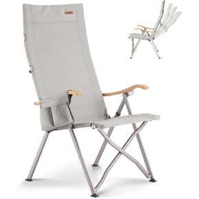 كراسي تخييم ICECO Ha1600 قابلة للتعديل للبالغين، كرسي تخييم عالي الظهر قابل للطي، كراسي محمولة قابلة للطي للخارج، كرسي مستلق في الهواء الطلق مع حقيبة تخزين، 400 رطل، ضمان 10 سنوات in Kuwait