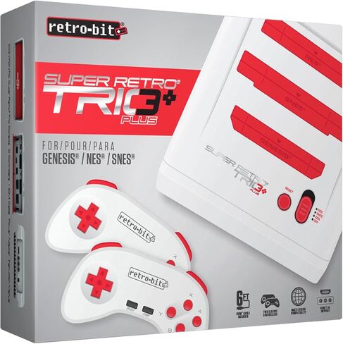 وحدة تحكم نظام Retro-Bit Super RetroTRIO Plus 3 في 1 - ليست خاصة بالماكينة in Kuwait