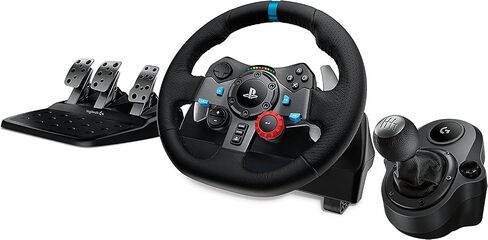 عجلة السباق Logitech G29 Driving Force + حزمة Logitech G Driving Force Shifter لأجهزة PS3 وPS4 (متجددة) in Saudi Arabia