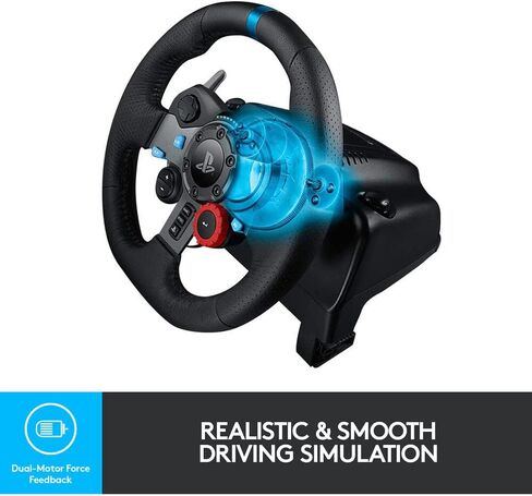 عجلة السباق Logitech G29 Driving Force + حزمة Logitech G Driving Force Shifter لأجهزة PS3 وPS4 (متجددة) in Saudi Arabia