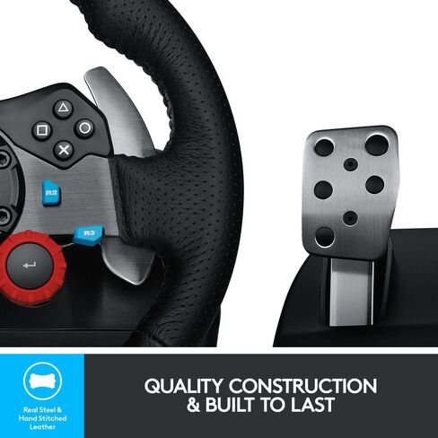 عجلة السباق Logitech G29 Driving Force + حزمة Logitech G Driving Force Shifter لأجهزة PS3 وPS4 (متجددة) in Saudi Arabia