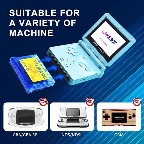 بطاقة ألعاب 369 في 1 وخرطوشة ألعاب كلاسيكية 150 NES لوحدة تحكم الألعاب GBA/GBA SP/GBM/NDS/NDSL 2 قطعة in Kuwait