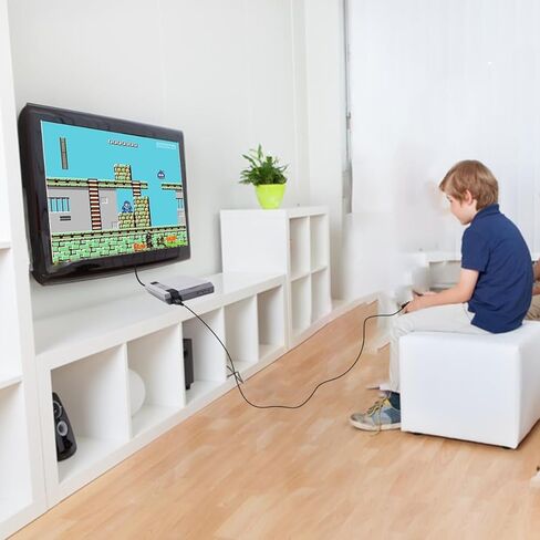 وحدة تحكم NES للإصدار الكلاسيكي NES ونينتندو كلاسيك ميني، وحدة تحكم ريترو بطول 10 أقدام، وحدات تحكم NES الكلاسيكية (عبوتان) in Kuwait