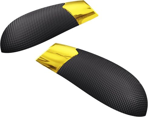 eXtremeRate Scarlet Red & Black Performance Rubberized Grips Replacement Back Panels for Xbox Series X/S Controller, Non-Slip Diamond Texture Side Rails Handles for Xbox Core - Controller NOT Included in Saudi Arabia