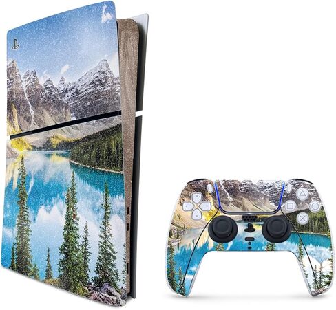 غلاف MightySkins اللامع المتوافق مع وحدة التحكم Playstation 5 Slim Digital Edition فقط - أرجواني دخاني | لمسة نهائية لامعة واقية ومتينة شديدة اللمعان | سهل التطبيق | صنع في الولايات المتحدة الأمريكية in Saudi Arabia