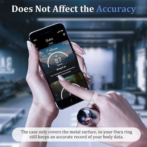غطاء حلقة لواقي حلقة Oura، حافظة سيليكون مرنة لتمرين Oura Ring Gen 3 in Kuwait