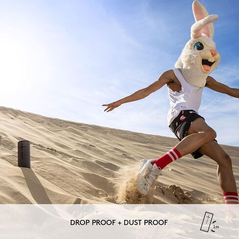 مكبر صوت بلوتوث لاسلكي محمول Ultimate Ears MEGABOOM 3 (صوت قوي + صوت صاعد، بلوتوث، زر سحري، مقاوم للماء، بطارية 20 ساعة) - أسود ليلي، كبير in Kuwait