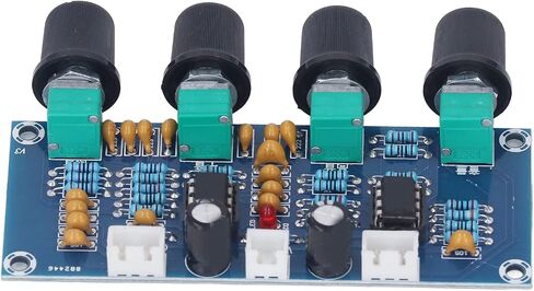 Preamp Module, Preamp Module with Connecting Cable, DC 12V‑24V Preamp Module Dual Channel Preamplifier Tone Board for Digital Amplifier, Amplifiers in Saudi Arabia