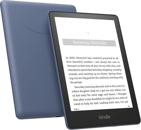 Certified Refurbished Amazon Kindle Paperwhite Signature Edition (32 GB) | With a 6.8" display, wireless charging, and auto-adjusting front light – With Lockscreen Ads | Agave Green in Saudi Arabia